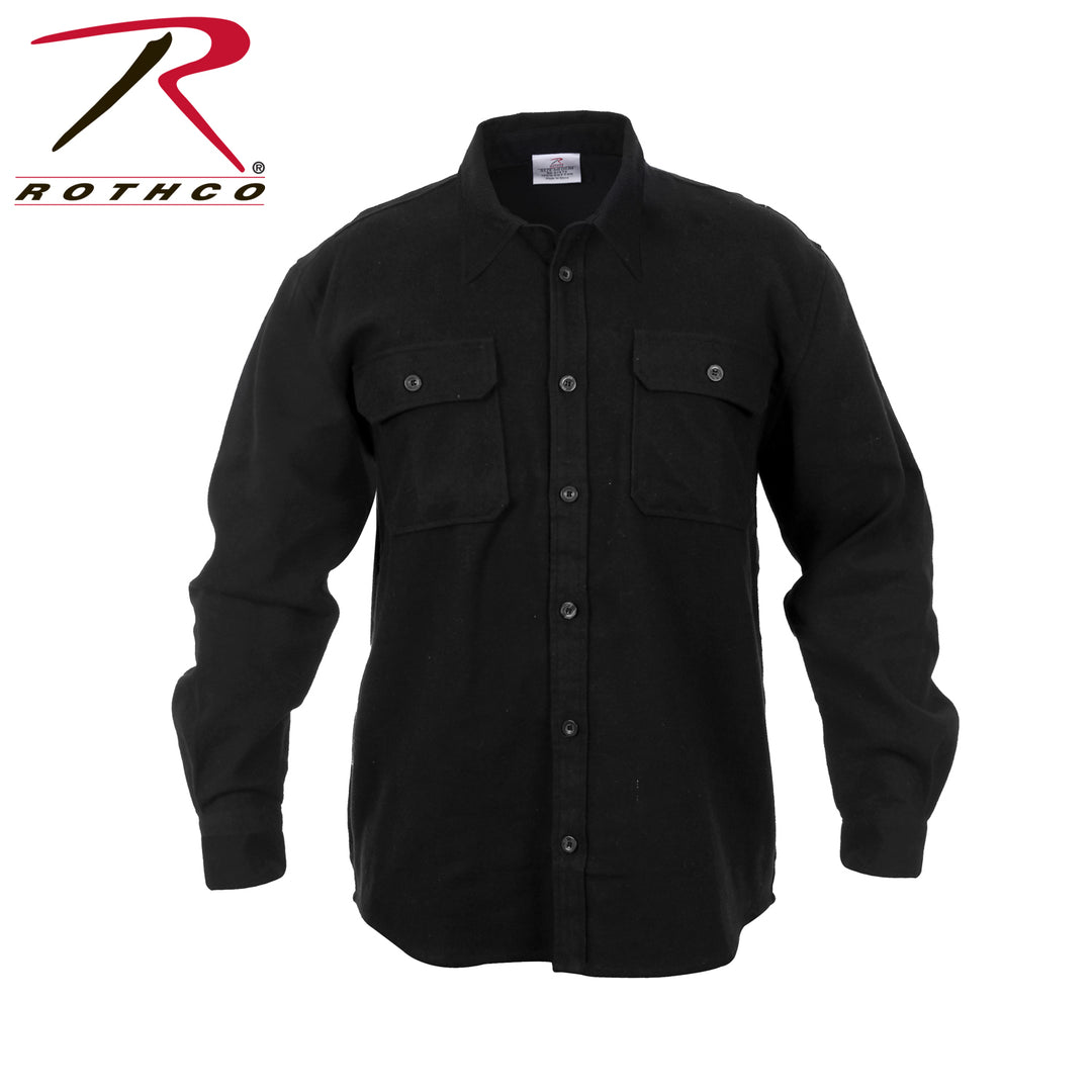 Rothco Heavy Weight Solid Flannel Shirt – HiVis365 by