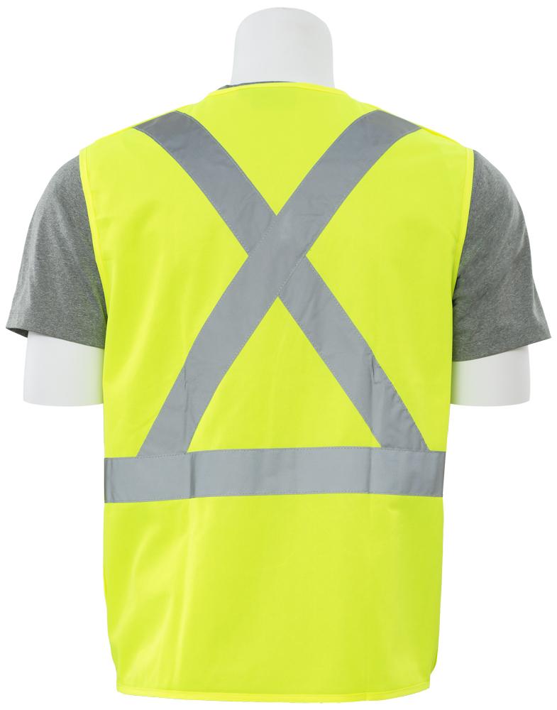 ERB S101X ANSI Class 2 Breakaway Safety Vest with X on Back