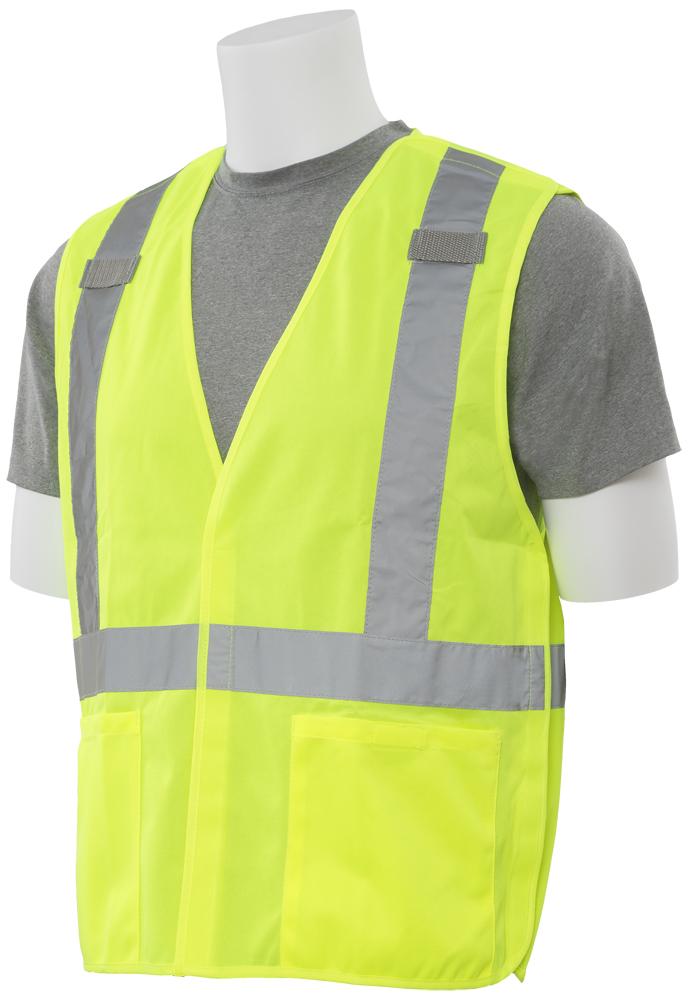 ERB S101X ANSI Class 2 Breakaway Safety Vest with X on Back