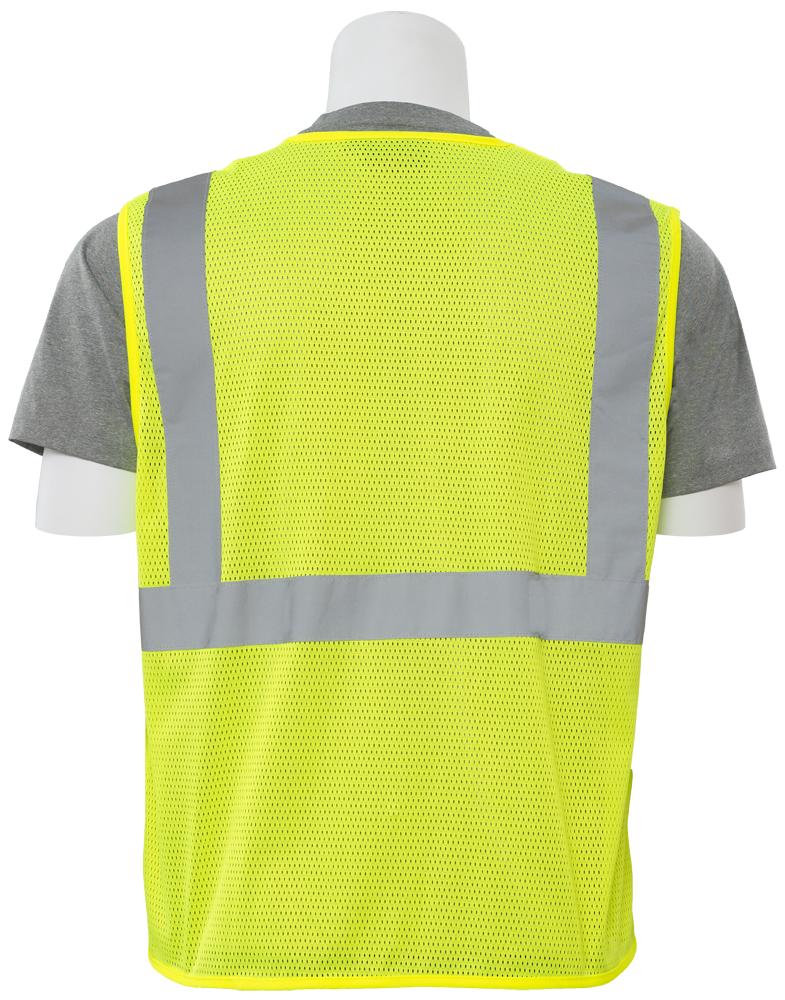 ERB S169 ANSI Class 2 Mesh Surveyor Vest with Zipper