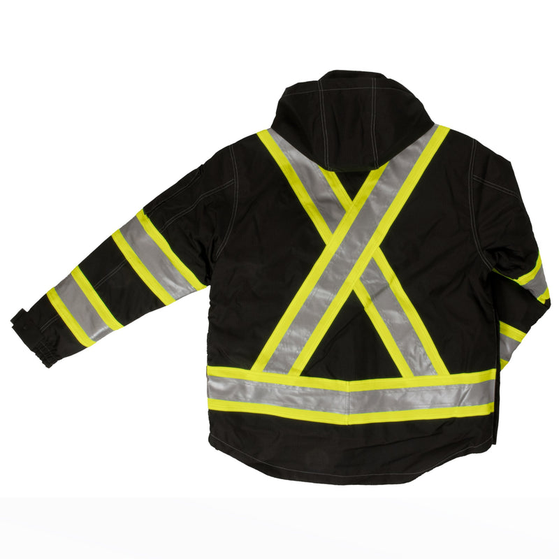 Work King S187 Class 1 HiVis Waterproof 4-in-1 Jacket