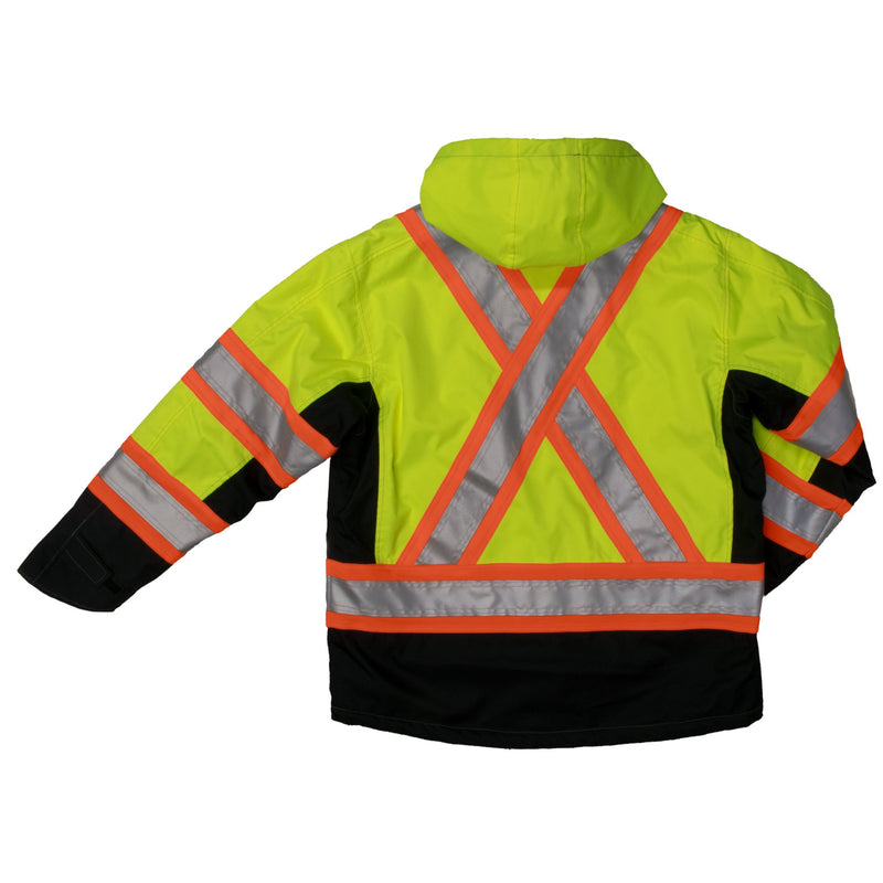 Work King S245 Class 3 HiVis Fleece Lined Jacket