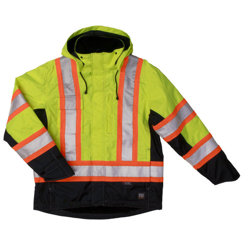Work King S245 Class 3 HiVis Fleece Lined Jacket
