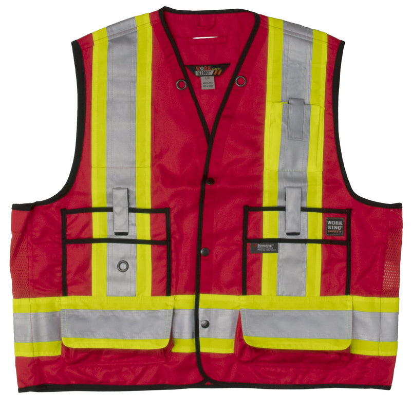 Work King S313 HiVis Surveyor Safety Vest