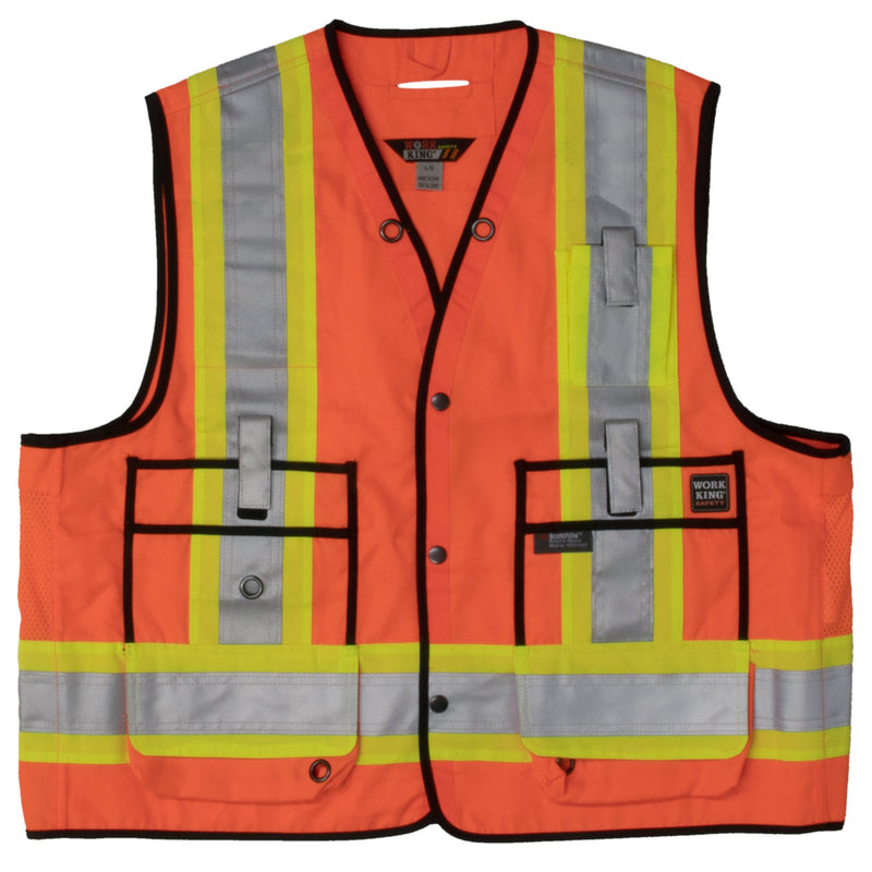 Work King S313 HiVis Surveyor Safety Vest