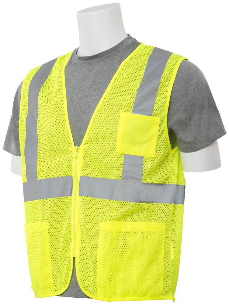 ERB S363P Class 2 Hi Vis Economy Mesh Safety Vest