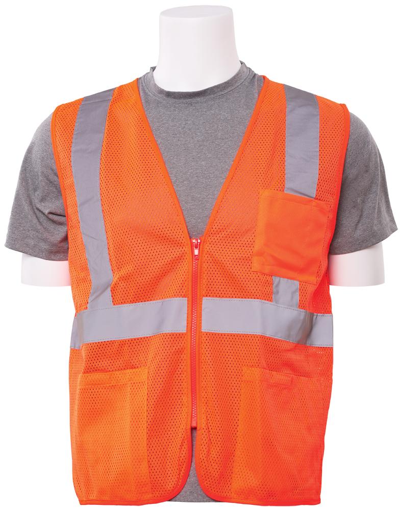 ERB S363P Class 2 Hi Vis Economy Mesh Safety Vest