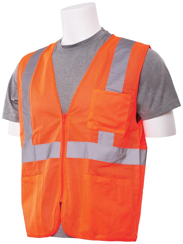 ERB S363P Class 2 Hi Vis Economy Mesh Safety Vest