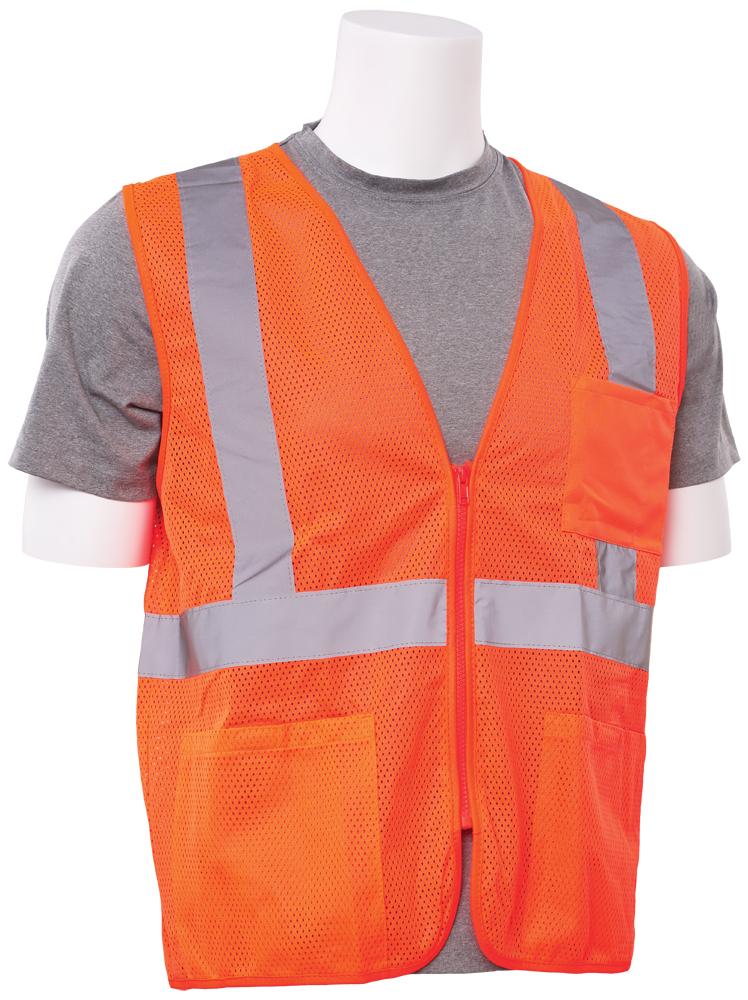 ERB S363P Class 2 Hi Vis Economy Mesh Safety Vest