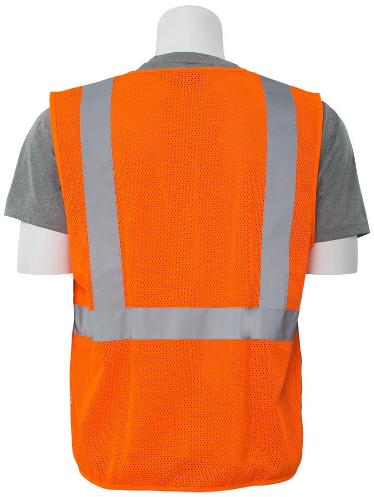 ERB S363 Class 2 Hi Vis Economy Mesh Safety Vest