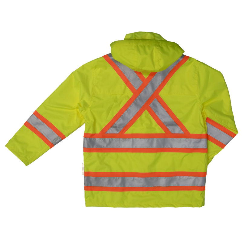 Work King S372 Class 3 HiVis Waterproof Ripstop Rain Jacket