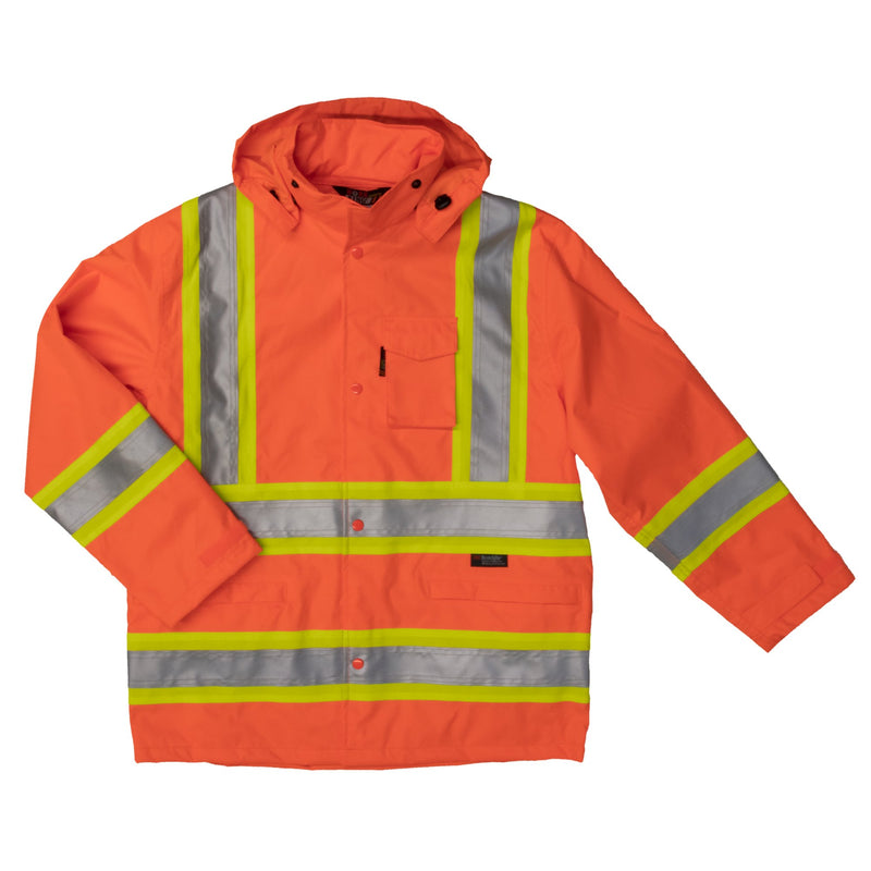 Work King S372 Class 3 HiVis Waterproof Ripstop Rain Jacket