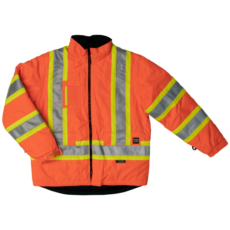 Work King S426 Class 3 HiVis 5-in-1 Thermal Jacket