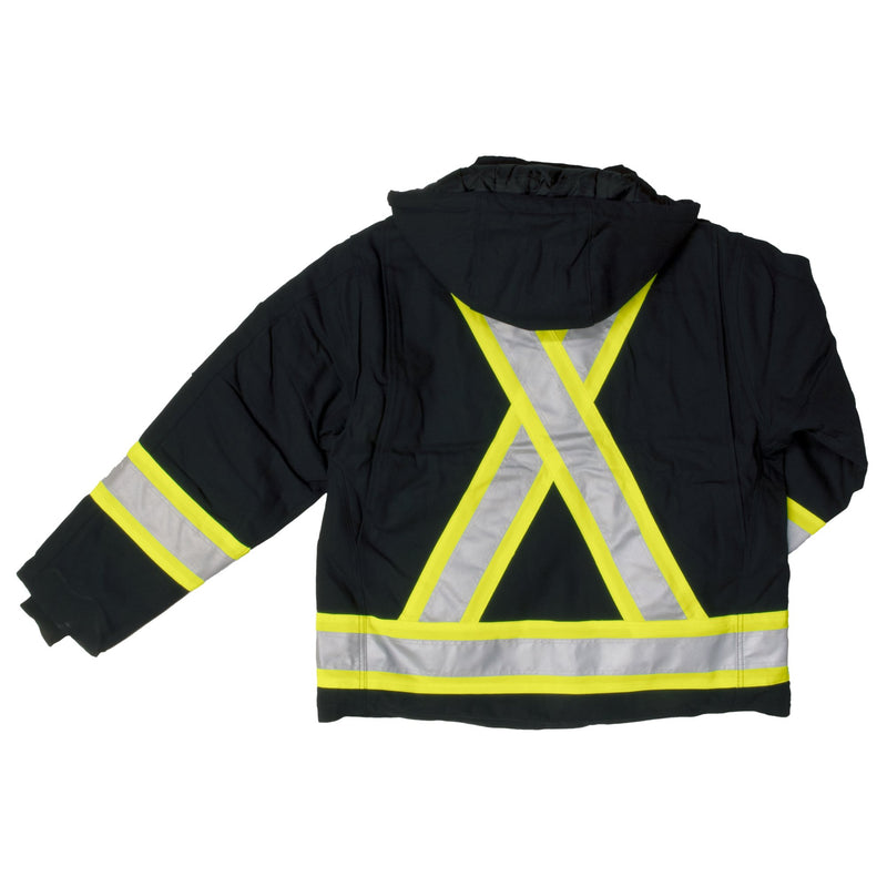 Work King S457 Class 1 HiVis Cotton Duck Jacket