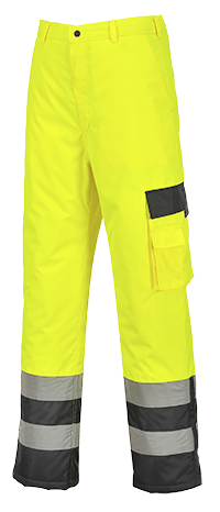 Portwest S686 Hi-Vis Lined Contrast Pants