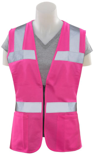 ERB S721 Girl Power Pink Women's Fitted Safety Vest