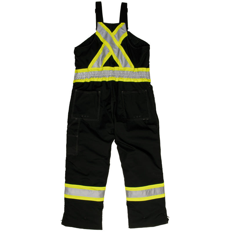 Work King S876 Class E HiVis Black Contrast Waterproof Thermal Overall