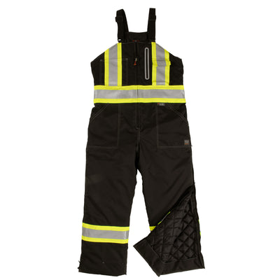 Work King S876 Class E HiVis Black Contrast Waterproof Thermal Overall