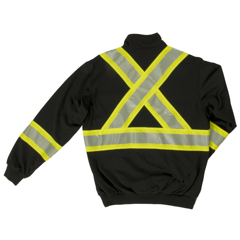 Work King SJ19 Class 1 HiVis 1/4 Zip Pullover