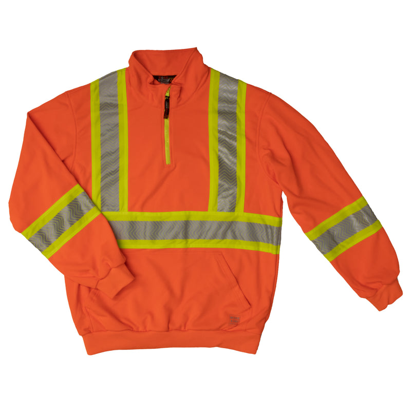 Work King SJ19 Class 2 HiVis 1/4 Zip Pullover