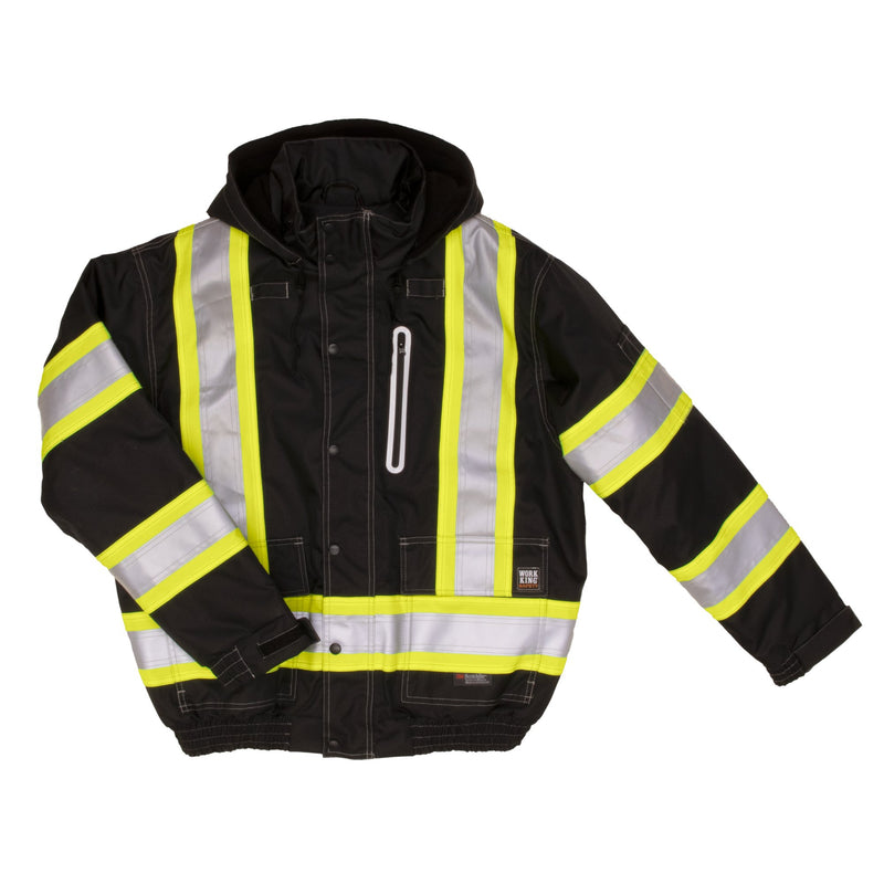 Work King SJ20 Class 1 HiVis Ripstop Bomber Jacket