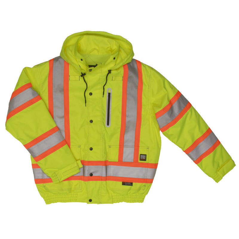 Work King SJ20 Class 2 HiVis Ripstop Bomber Jacket