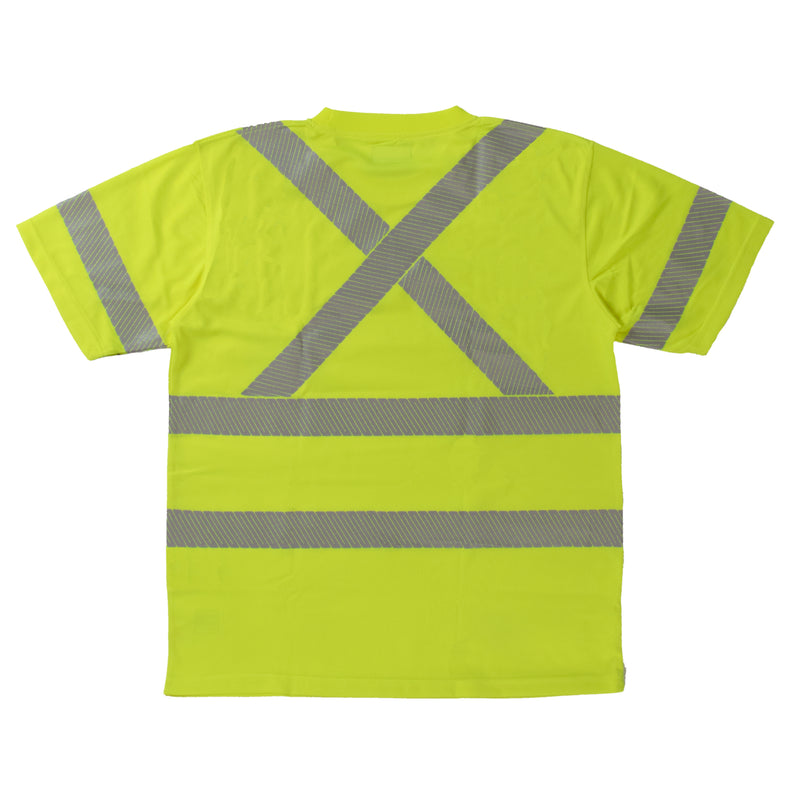 Work King ST07 Class 3 HiVis X Back Safety Shirt