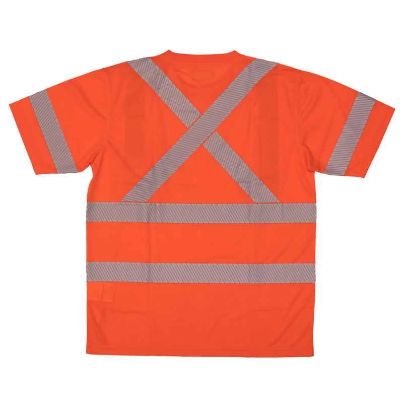 Work King ST07 Class 3 HiVis X Back Safety Shirt