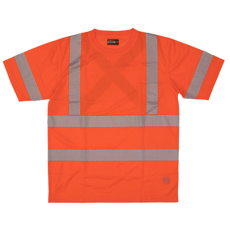 Work King ST07 Class 3 HiVis X Back Safety Shirt