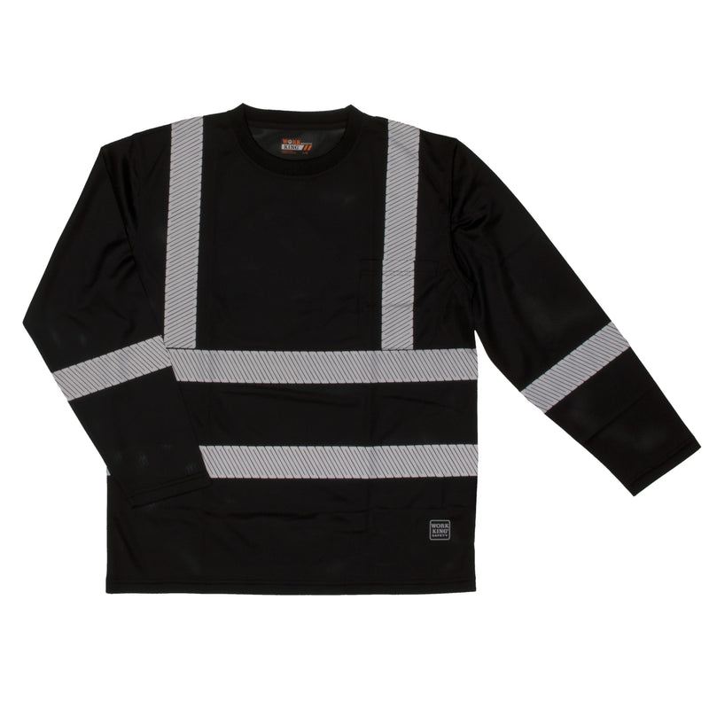 Work King ST08 Class 1 HiVis Long Sleeve Safety Shirt