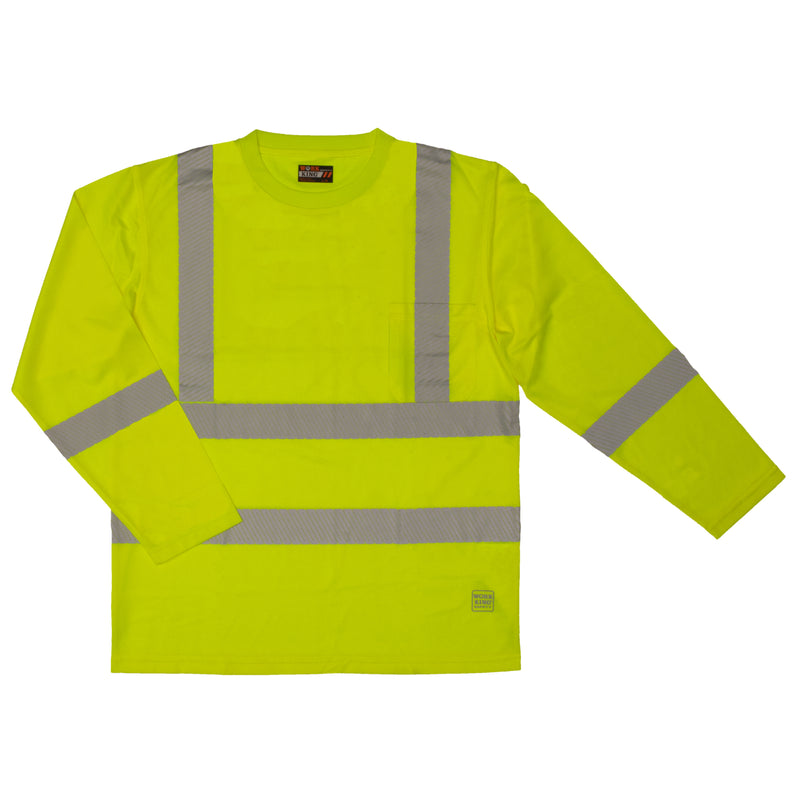 Work King ST08 Class 3 HiVis Long Sleeve Safety Shirt