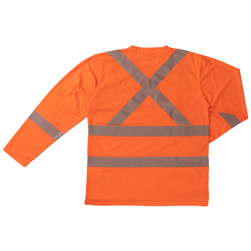Work King ST08 Class 3 HiVis Long Sleeve Safety Shirt