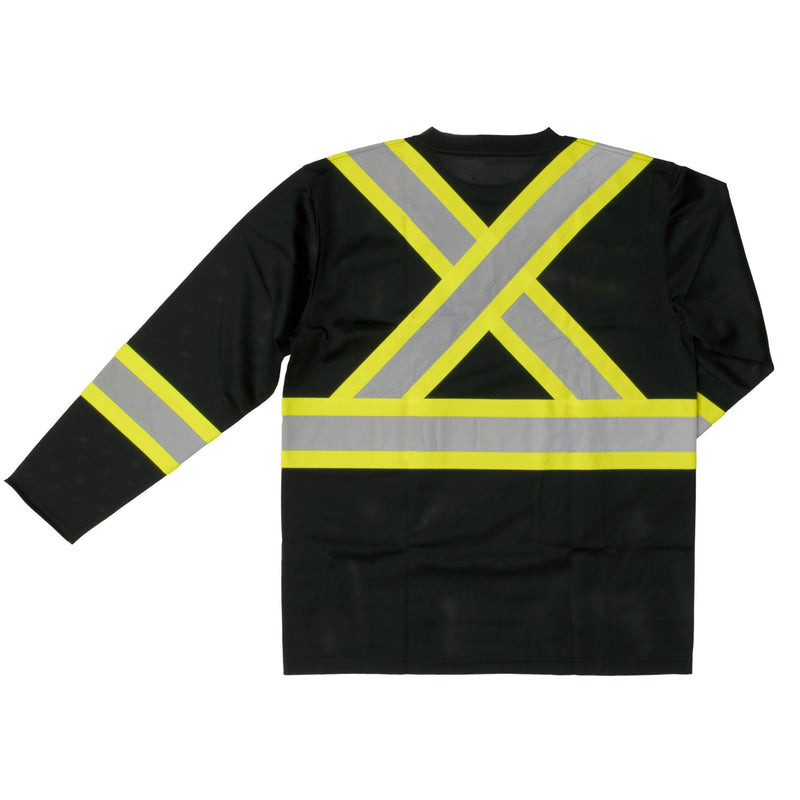 Work King ST10 Class 1 HiVis Long Sleeve Safety Shirt