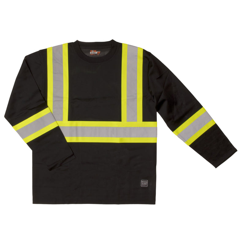 Work King ST10 Class 1 HiVis Long Sleeve Safety Shirt