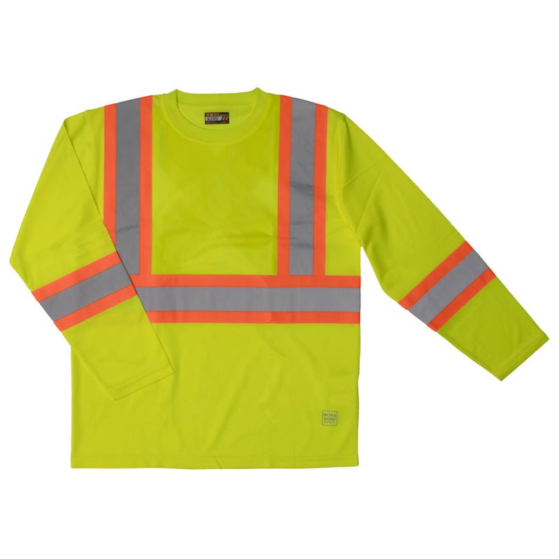 Work King ST10 Class 2 HiVis Long Sleeve Safety Shirt