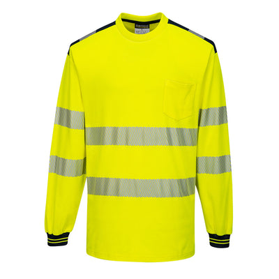 Portwest T185 PW3 Hi-Vis Long Sleeve T-Shirt