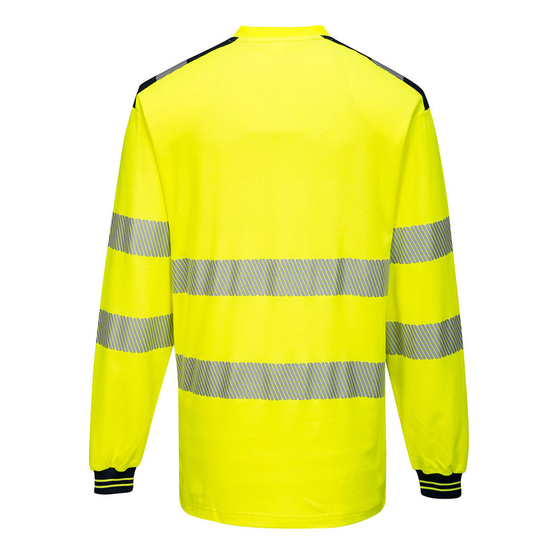 Portwest T185 PW3 Hi-Vis Long Sleeve T-Shirt
