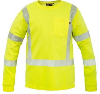 Flamesafe Long Sleeve Flame Resistant Hi Vis Shirt
