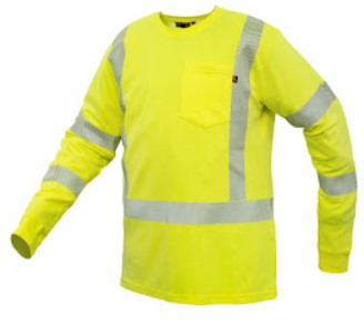Flamesafe Long Sleeve Flame Resistant Hi Vis Shirt