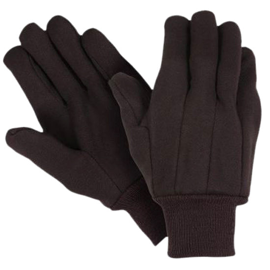 Southern Glove U92 Medium Weight Brown Jersey Knit Wrist Gloves