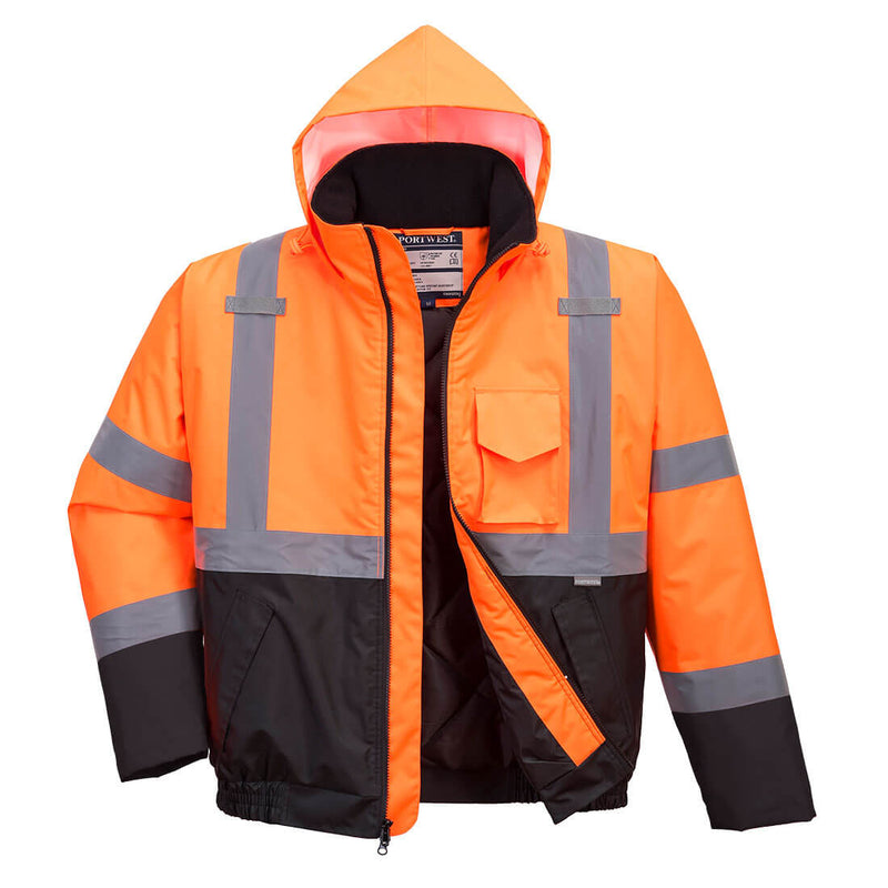 Portwest US363 Hi-Vis Two-Tone Bomber Jacket