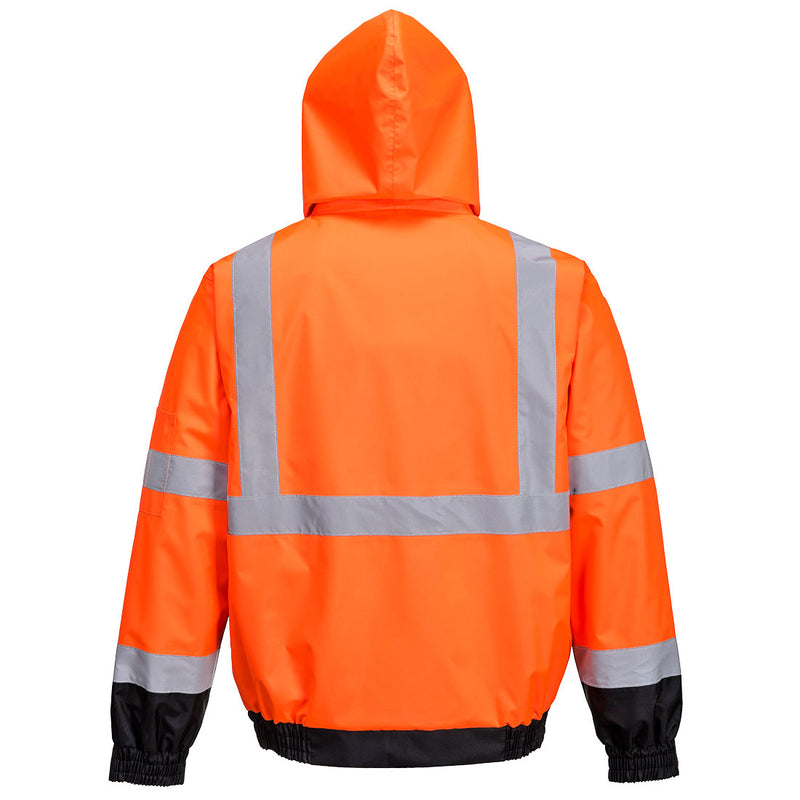 Portwest US365 Hi-Vis Premium 3-in-1 Bomber Jacket