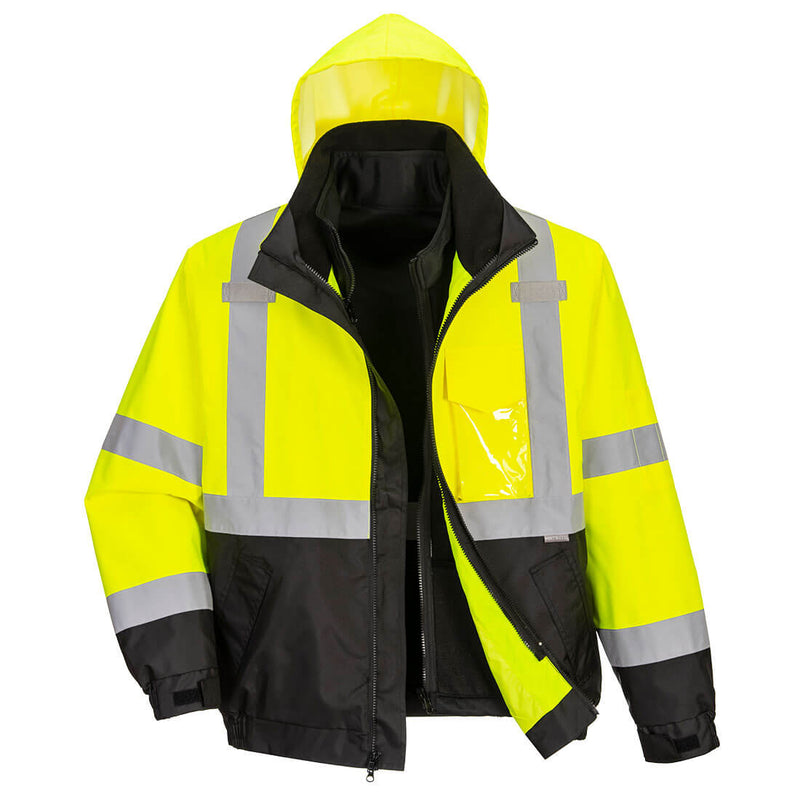 Hi-Vis Premium 3-in-1 Bomber