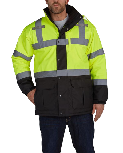 Utility Pro Wear UHV1004 Contractor High Visibility Parka