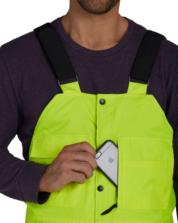 Utility Pro UHV500 High Visibility Lined Bib Overalls