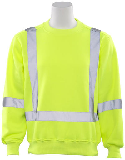 ERB W143 ANSI Class 3 Crew Neck Pullover Sweatshirt