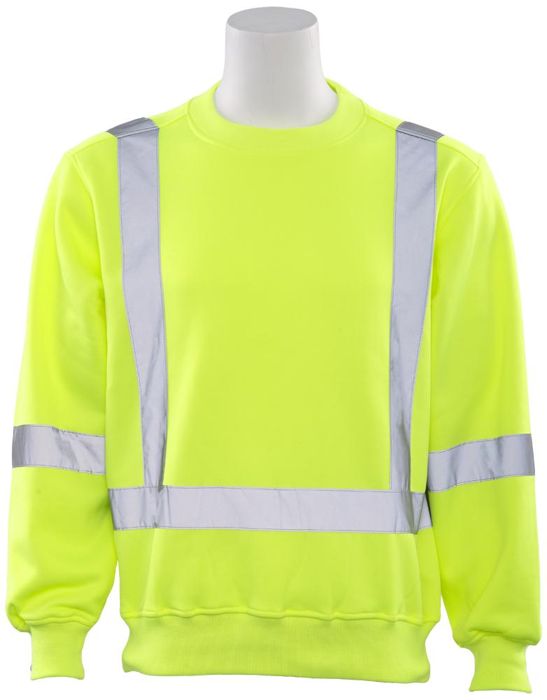 ERB W143 ANSI Class 3 Crew Neck Pullover Sweatshirt