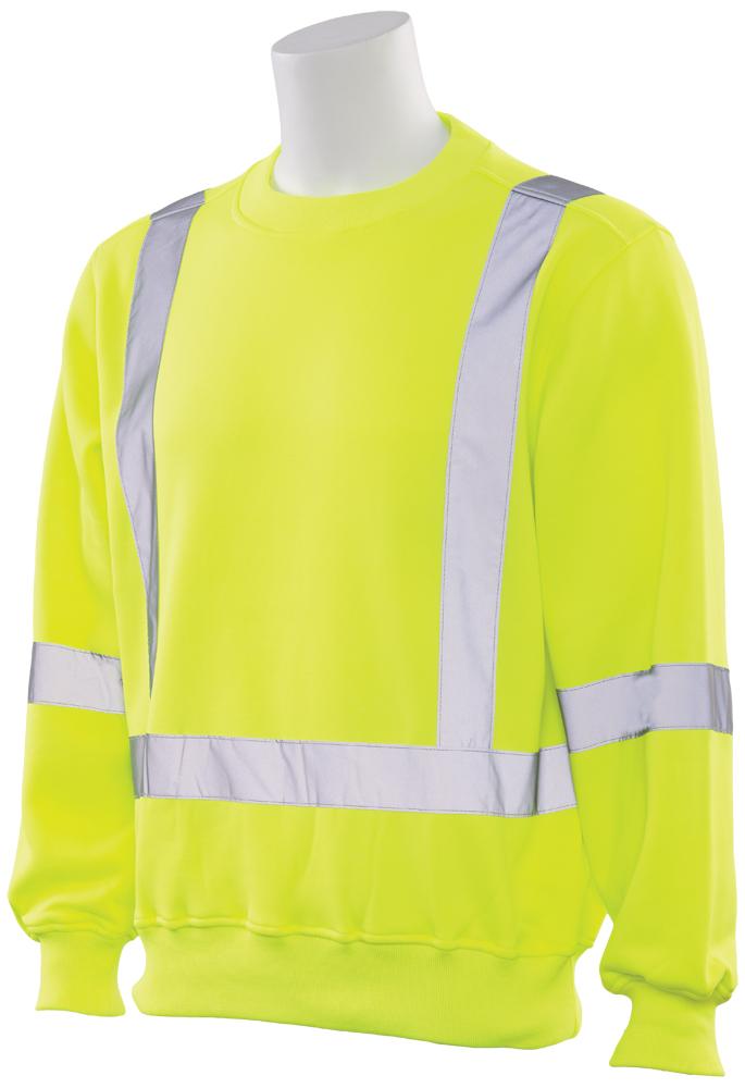 ERB W143 ANSI Class 3 Crew Neck Pullover Sweatshirt