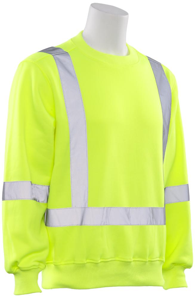 ERB W143 ANSI Class 3 Crew Neck Pullover Sweatshirt