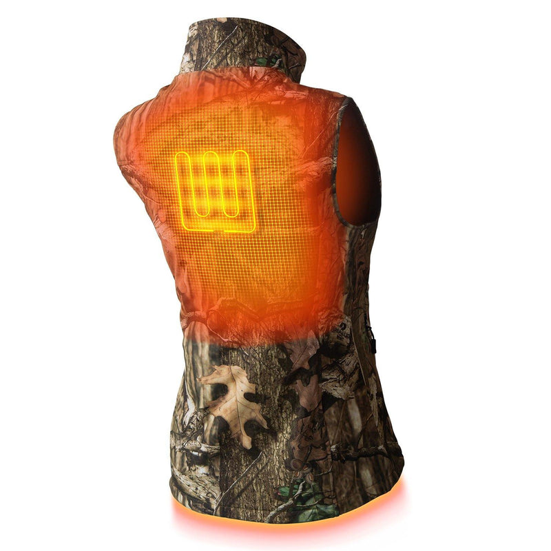 Gobi Heat Colorado Womens Heated Hunting Vest - Mossy OakÂ® Camo